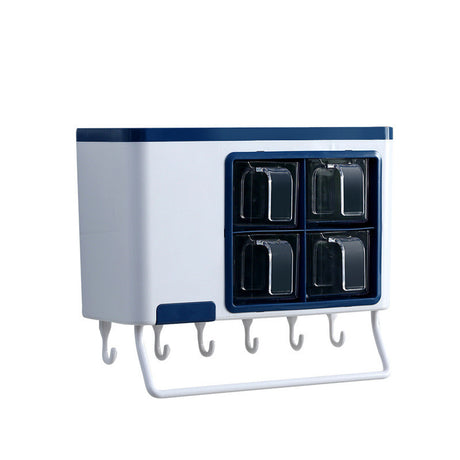 Multi-Functional Wall-Mounted Kitchen Storage Rack
