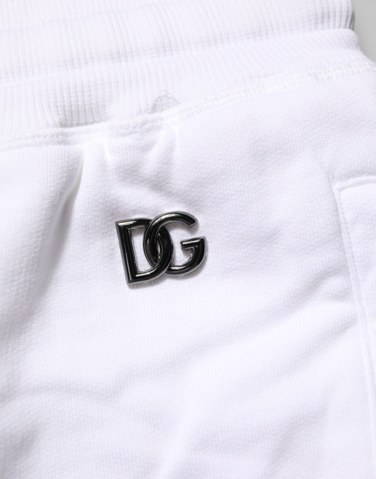 Dolce & Gabbana White Distressed Cotton Men Bermuda Shorts