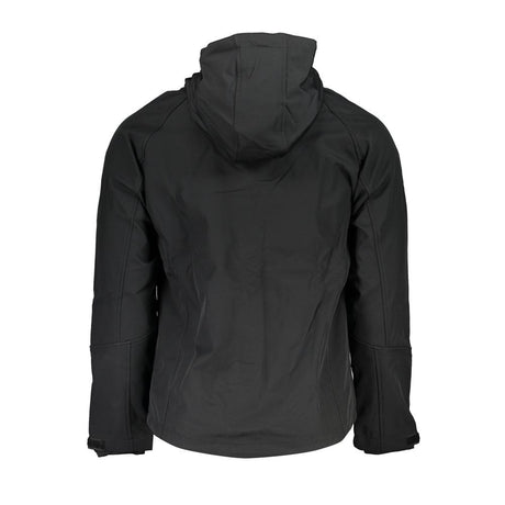 Gianmarco Venturi Black Polyester Men's Jacket