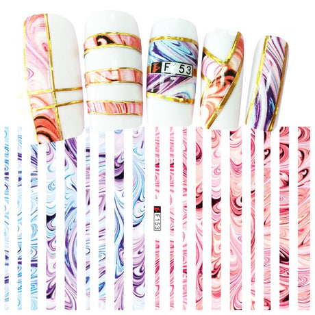 Adhesive Nail Decals for Creative Nail Art