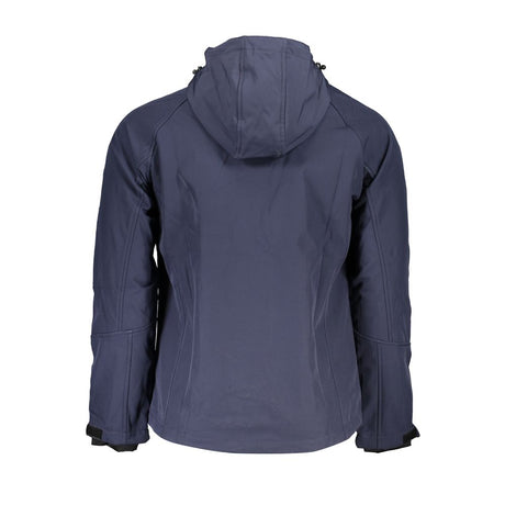Gianmarco Venturi Blue Polyester Men's Jacket
