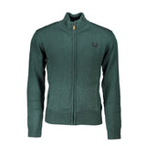 Gianmarco Venturi Verde Cotton Men Cardigan