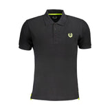 Gianmarco Venturi Black Cotton Men Polo Shirt