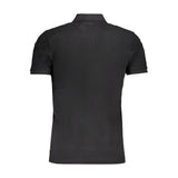 Gianmarco Venturi Black Cotton Men Polo Shirt