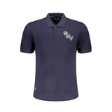 Gianmarco Venturi Blu Cotton Men Polo