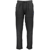 Gianmarco Venturi Black Cotton Men's Trouser
