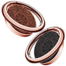 Carveit Wooden Cell Phone Ring Holder Finger Stand Metal Grip Hook Phone Kickstand Compatible with S24 Ultra S23 iPhone 16 Pro Max 13 14 15 Pixel 9-Blackwood+Redwood/Rose Gold/Mandala [2 Pack]