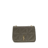 Saint Laurent Bicolor Calf Leather Bos Taurus Shoulder Bag