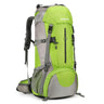 HongXingHai 70L Camping Hiking Backpack with Rain Cover Waterproof Backpacking Backpack for Hiking Treeking Climbing Outdoor (Green)
