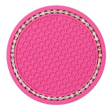 Creative Honeycomb Car Cup Holder Mat with Rhinestones
