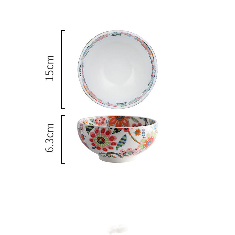 Modern Ceramic Bowl - Creative Japanese Design for Home
