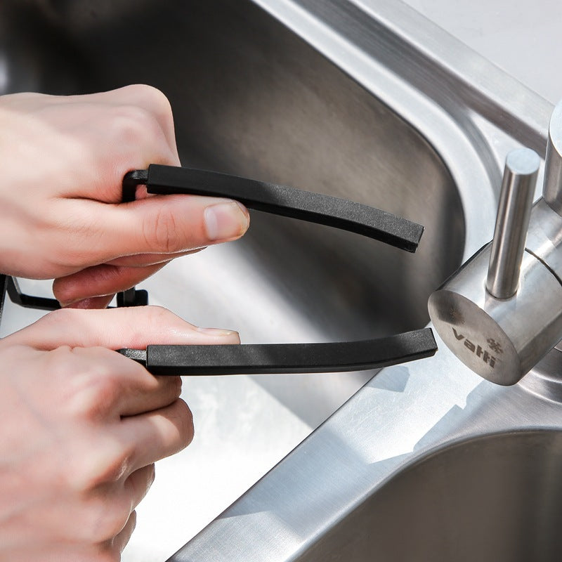 Iron Kitchen Sink Storage Rack for Dishwashing Sponge