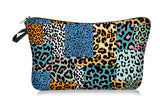 Zebra Stripe & Leopard Print Makeup Bag Organizer