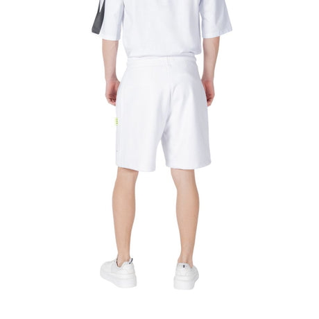 Icon White Cotton Bermuda Shorts