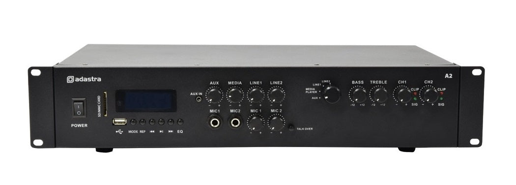 Adastra A2 Stereo Amplifier 2x200W USB/BT/FM 953.402UK