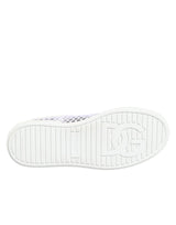 Dolce & Gabbana White Mesh Inserts Low Top Sneakers Shoes