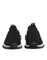 Dolce & Gabbana Black Slip On Sorrento Low Top Sneakers Shoes