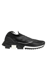 Dolce & Gabbana Black SORRENTO Sport Stretch Sneakers Shoes