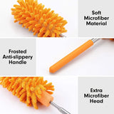 Microfiber Duster with Replaceable Head and Extendable Handle