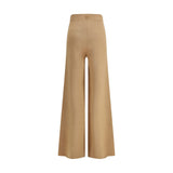 Max Mara Beige Wool Casual Pants