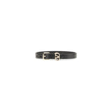 Valentino Garavani Black Calf Leather Bos Taurus Bracelet