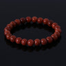 Elastic Beaded Bracelet with Natural Tiger Eye Stones
