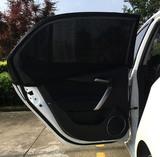 Black Mesh Side Window Sunshade Curtain