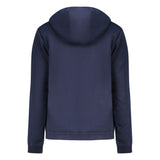 Norway 1963 Blue Cotton Women Sweatshirt with Hood and Zip