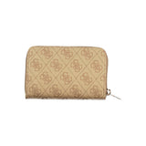 Guess Jeans Beige Polyurethane Women Wallet
