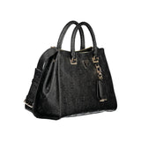 Guess Jeans Nero Poliuretano Woman Handbag