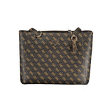 Guess Jeans Marrone Poliuretano Women Handbag
