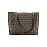 Guess Jeans Marrone Poliuretano Women Handbag