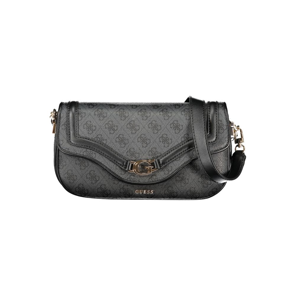 Guess Jeans Nero Poliuretano Women Handbag