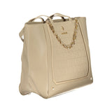 Laura Biagiotti Beige PVC Women Handbag