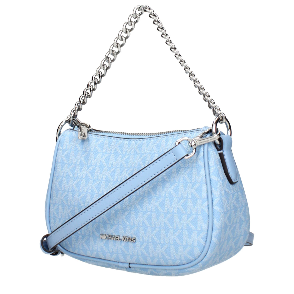 Michael Kors Light Blue Fabric Handbag
