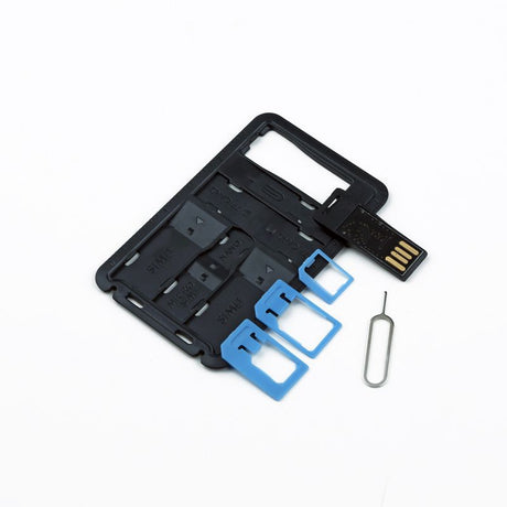 Multi-Function SIM and SD Card Storage Organizer