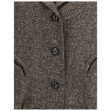 Blazé Milano Brown Polyester Bomber