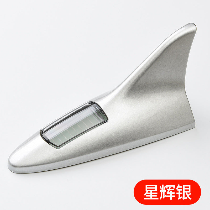 Solar Shark Fin Antenna LED Car Decoration Light