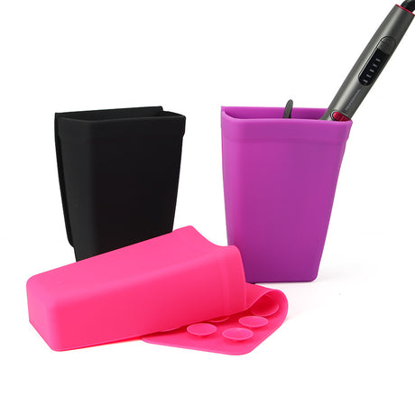 Silicone Makeup Brush Holder with Suction Cup Organizer