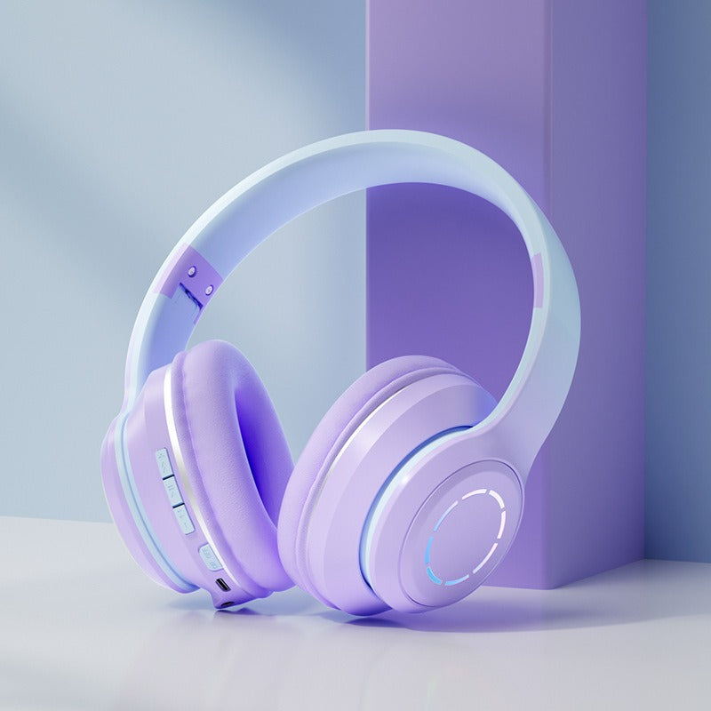 Premium Wireless Stereo Headphones with LED Lights