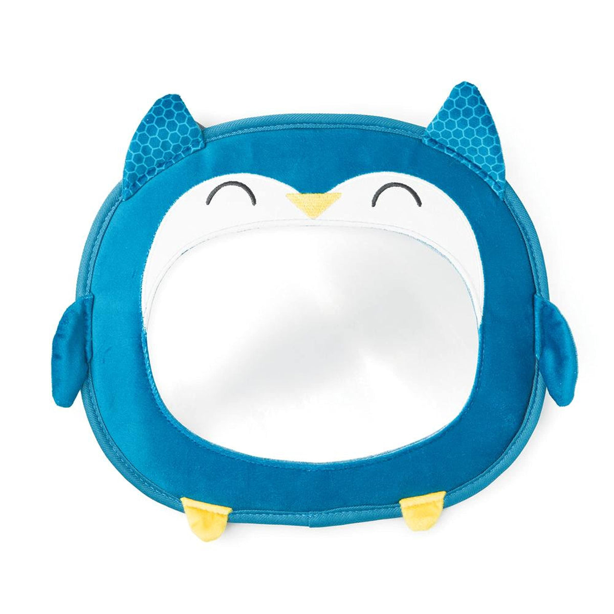Diono Easy View Owl Character Baby Car Mirror Safety Car Seat Mirror for Rear Facing Infant Fully Adjustable Wide Crystal Clear View Shatterproof Crash Tested