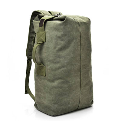 High-Capacity Canvas Backpack for Hiking Adventures
