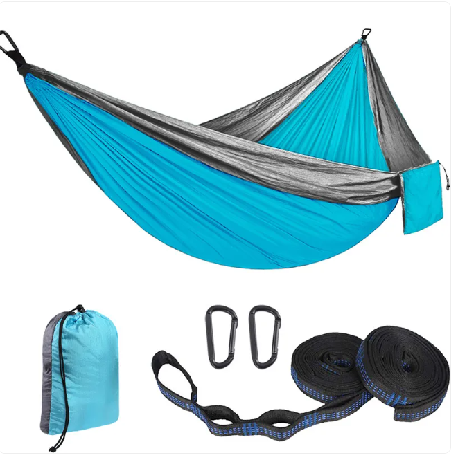 Outdoor Double Camping Hammock - 210T Parachute Nylon