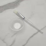 Transparent Mask Bowl Set with Soft Brush (Approx. 6CM)