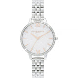 Olivia Burton Silver Stainless Steel Dress Watch