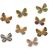 Colorful Rhinestone Alloy Butterfly Brooch Accessory