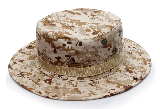 Camouflage Outdoor Round Brim Hat for Hiking