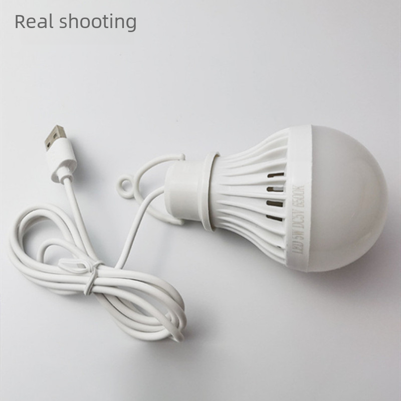 5V USB LED Bulb for Camping and Portable Use
