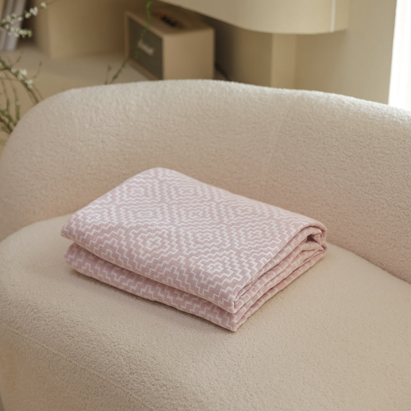 New Cotton Gauze Blanket - Summer Cooling for Dorms