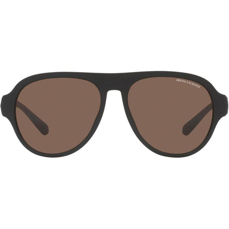 Armani Exchange Brown Acetate Sunglasses